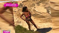 Exclusiva | Maite Galdeano, pillada haciendo 'topless' en una playa de Murcia: Las imágenes