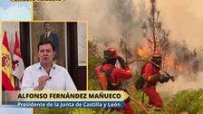 Fernández Mañueco, presidente de la Junta de Castilla y León: " No es necesario el nivel 3 para que vengan más recursos"