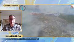 El humo de los incendios equivale a fumarte 9 cigarrillos: "Pueden llega a notar un empeoramiento importante"