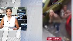 Las imágenes de la brutal agresión de un hombre a una mujer en Tortosa a plena luz del día