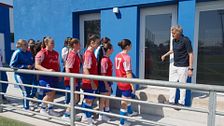 El emocionante momento del equipo femenino de Suances al descubrir sus nuevas instalaciones: "Es increíble"