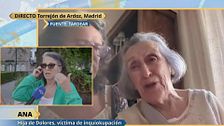 Dolores, a sus 90 años, no puede atender a 'La mirada crítica' tras ver cómo okupan la casa de su hijo muerto: "Está muy afectada"