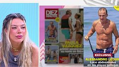 Alejandra Rubio reacciona a las fotos de Alessandro Lequio en bañador: “Está encantado de conocerse”