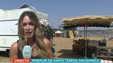 Asistentes a la rave ilegal tiran agua a los reporteros de 'Vamos a ver': "Ya no le está haciendo mucha gracia que estemos aquí"