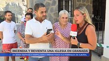Indignación en un pueblo de Granada después de que un joven magrebí incendiase la iglesia: "Tenemos un poquito de miedo"