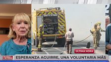 Esperanza Aguirre, contra la conducta de Sánchez en los incendios: "Le pasó en la DANA, no quiere mandar al ejército"