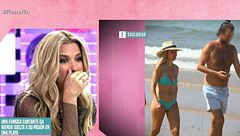 La reacción de la cantante Natalia al ser pillada junto a un hombre en la playa: "Llevamos poquito tiempo"