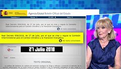 Esperanza Aguirre carga contra Pedro Sánchez y su propuesta de una comisión para el cambio climático: "No me tome usted el pelo"