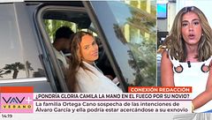 Gloria Camila estaría desconfiando de su novio y acercándose a su ex: "Álvaro llevaría años buscando una relación con una famosa"