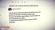 El colaborador de 'Vamos a ver' Omar Suárez recibió un correo electrónico asegurando que la remitente era Isabella