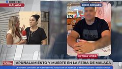 La mujer de un bar que auxilió a un joven apuñalado en la feria de Málaga: "No había manera de cortarle la hemorragia"