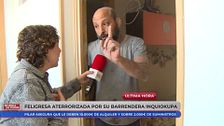 Un okupa rocía con gas pimienta a una reportera de 'En boca de todos' y la Guardia Civil le detiene en directo: "No podía respirar bien"