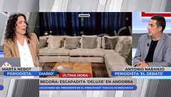 Antonio Naranjo y Marta Nebot, enfrentados por el lujoso hotel de Andorra donde se hospeda Pedro Sánchez: "Págaselo tú"