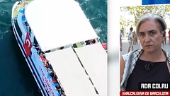 Ada Colau, antes de embarcarse en la flotilla rumbo a Gaza en una misión humanitaria: "Evidentemente, algo de miedo da"