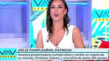 Patricia Pardo cierra una etapa en 'Vamos a ver' entre lágrimas y con un regalo de Christian Gálvez: "Estoy muy ilusionada y motivada"