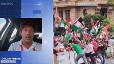 Óscar Freire, el exciclista profesional que ha llamado "perroflautas" a los propalestinos: "Solo buscan pelea"