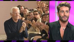 La bonita experiencia de Pelayo Díaz con el diseñador Giorgio Armani: "Siempre le tendré muchísimo cariño"