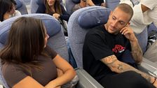 Las primeras imágenes de los concursantes de 'SV All Stars' en su viaje a Honduras: Jessica Bueno y Rubén Torres, juntos en el avión