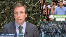 Martínez-Almeida tras la suspensión de la Vuelta por los disturbios propalestina: "El dispositivo policial fue insuficiente"