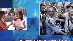 Ione Belarra, sobre la imagen en la que aparece "escoltada" en el boicot a la Vuelta por un ultra del Rayo: "Es militante de Podemos"