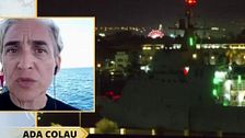 Ada Colau, desde la flotilla a Gaza: "El envío del buque español es un éxito de la presión social"