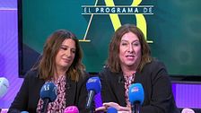 Leire Díez se enfrenta por sorpresa a su otro yo en una surrealista rueda de prensa: "Soy más partidaria de que se den un jarro de agua fría"