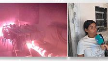 Una víctima de un incendio en Atarfe sospecha que fue provocado por su expareja: "Me dijo 'Si me denuncias, te hago desaparecer'"