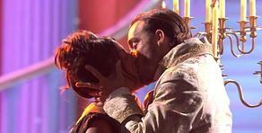 Anabel Pantoja se enfrenta a su primer porté de baile y termina besando a su maestro de baile