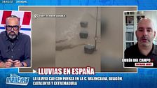 Rubén del Campo, portavoz de la Aemet, explica la diferencia del temporal actual con la DANA que arrasó Valencia: "Hay un matiz importante"