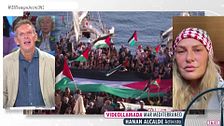 Hanan Alcalde, activista a bordo de la flotilla rumbo a Gaza, vive un simulacro de abordaje en plena conexión con ‘El tiempo justo’
