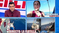 Una diputada de Más Madrid, desde de la Flotilla de la Libertad: ''No vamos a parar hasta que Israel rompa el bloqueo ilegal que mantiene sobre Gaza''