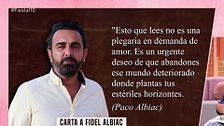 Las desgarradoras palabras del padre de Fidel Albiac en las que pide a su hijo que "recapacite"