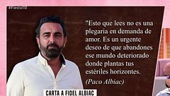 Las desgarradoras palabras del padre de Fidel Albiac en las que pide a su hijo que "recapacite"