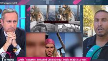 El marido de Hanan Alcalde, en tensión por no tener noticias de su mujer, se enzarza en directo con Carlos Cuesta en 'El tiempo justo'