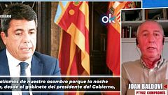 Joan Baldoví, contundente en su análisis de la primera entrevista a Carlos Mazón tras la DANA: "Es absolutamente patética"