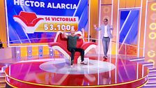 Héctor Alarcia logra un nuevo récord y supera la barrera de los 50.000 euros tras una nueva victoria en 'Agárrate al sillón'
