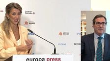 Antonio Garamendi, presidente de la CEOE, responde a Yolanda Díaz: "Que nos den un permiso para descansar"