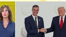 Ana Rosa, del papel de Sánchez en Egipto junto a Trump: "Se postraba ante el que denomina líder de multinacional ultraderechista"