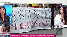 Ada Lluch y sus datos de delitos vinculados a población extranjera provocan tensión entre los colaboradores: "Azuzan el discurso de odio"