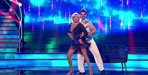 Bárbara Rey y Abel Gil bailan chachachá