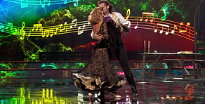 Manu Tenorio y María Monedero bailan vals