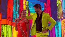 Iago García e Inés Miñana bailan chachachá
