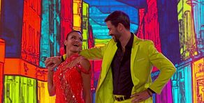 Iago García e Inés Miñana bailan chachachá