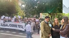 Vecinos del albergue ilegal en Madrid: "La convivencia es un infierno"