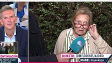 La inquiokupa Mabel, hija de una famosa actriz y exmujer de un jugador del Real Madrid, muestra los desperfectos con los que se defiende