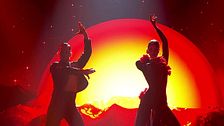 Tania Medina y David Díaz bailan pasodoble