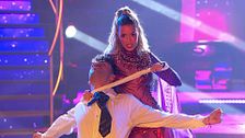Nerea Rodríguez y Genis Betrian bailan tango europeo