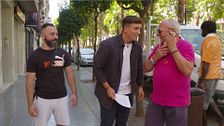 El inesperado lugar desde el que una mujer ha sorprendido a Xuso Jones cuando concursaba su marido en 'Lo sabe, no lo sabe'