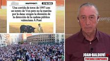 Joan Baldoví carga contra À Punt por emitir una corrida de toros de 1997 en vez de la manifestación contra Mazón: "Es un insulto a las víctimas"