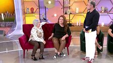 La abuela de Valentina emociona a Jorge Javier Vázquez con su apoyo incondicional: “Qué importante que gente de tu generación hable así de la transición”
